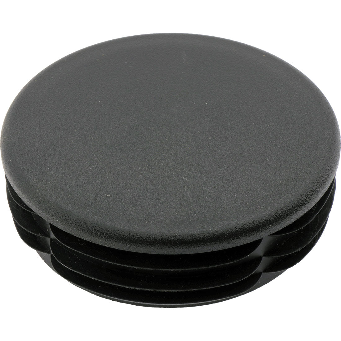 Round Plug Ribbed Black 80.0mm – Co-Mac