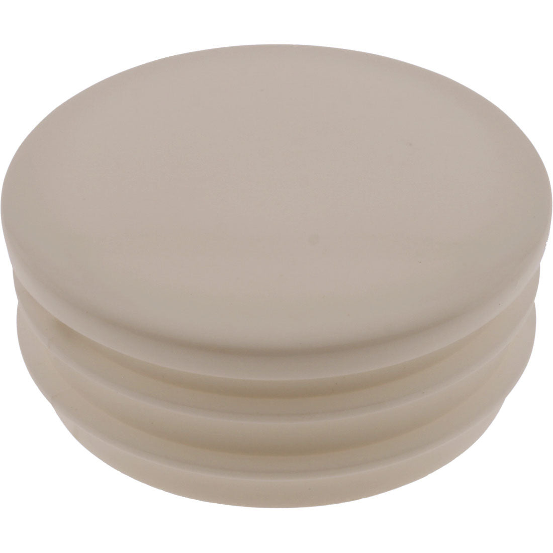 Round. Click Plug Round Plug Ribbed White 50.8mm – Co-Mac