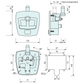 Drop T Compression Lock with Built In 12v Actuator