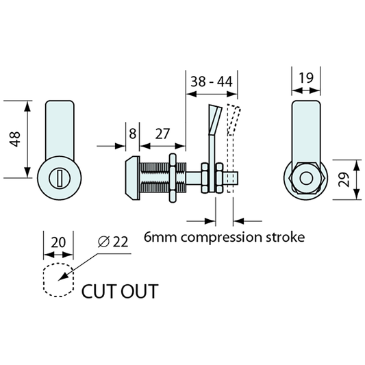 Compression Latch Key Locking – Co-Mac