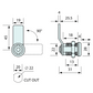 Cam Lock 5mm Pin Chrome Heavy Duty 18mm 316SS
