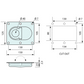 Rope Ring Recessed Stainless Steel 150mm