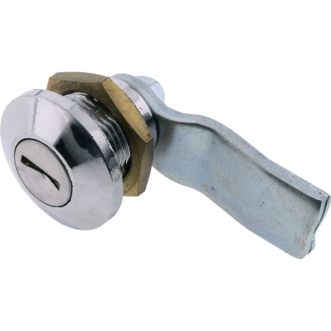 Key Locking Cam Lock Heavy Duty Round Face LW Key Chrome 18mm – Co-Mac