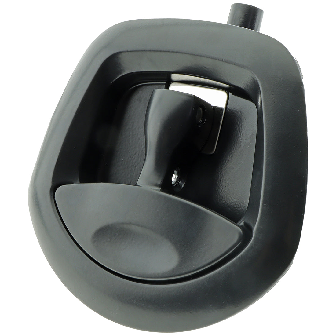 Drop T Latch Key Lock Black Tongue & Face 140mm