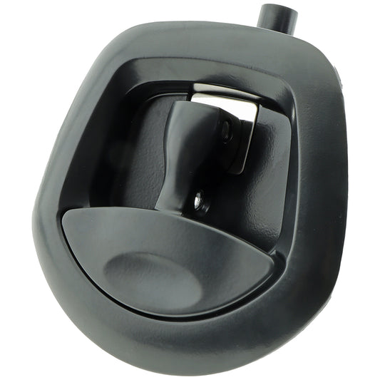 Drop T Latch Key Lock Black Tongue & Face 140mm