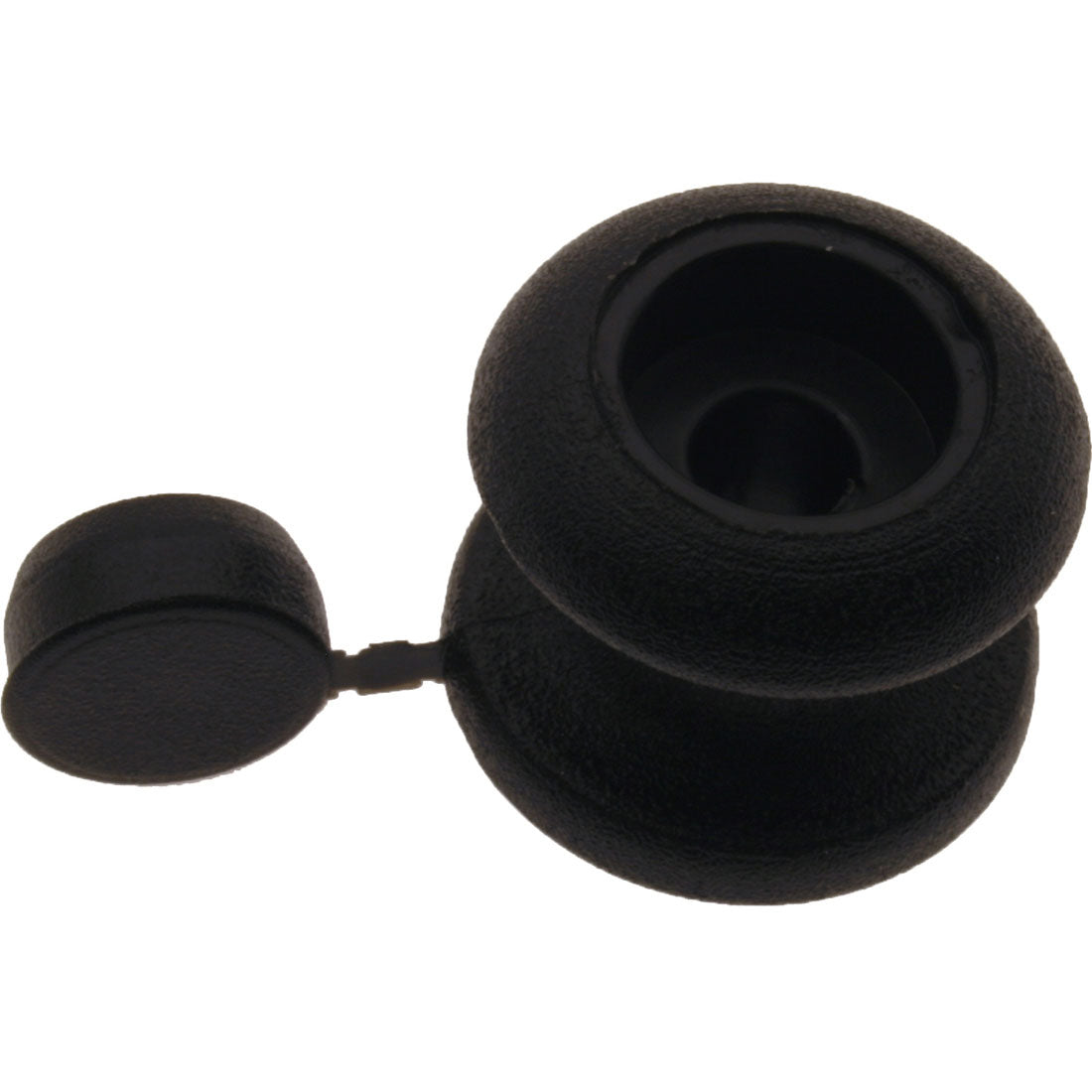 Black Bungy Stretchy Cord Buttons