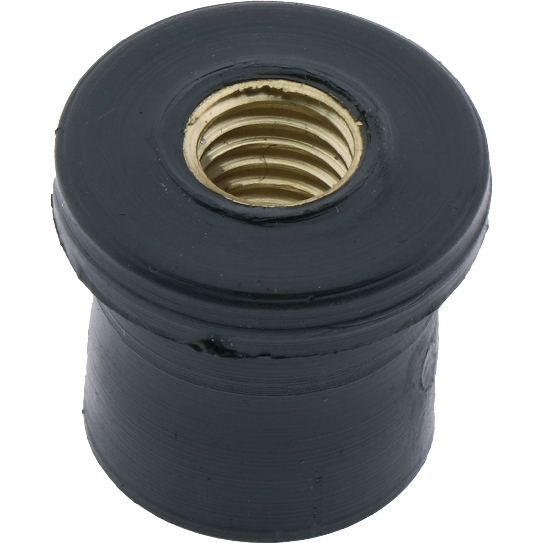 Round Tube Insert Black Brass Thread M8 – Co-Mac