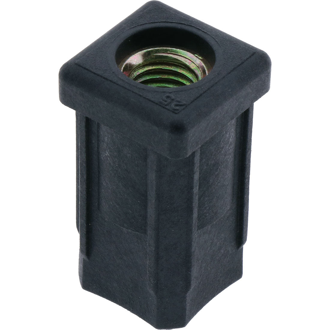 Square Tube Insert Zinc Plated Thread 25.4mm M12 – Co-Mac