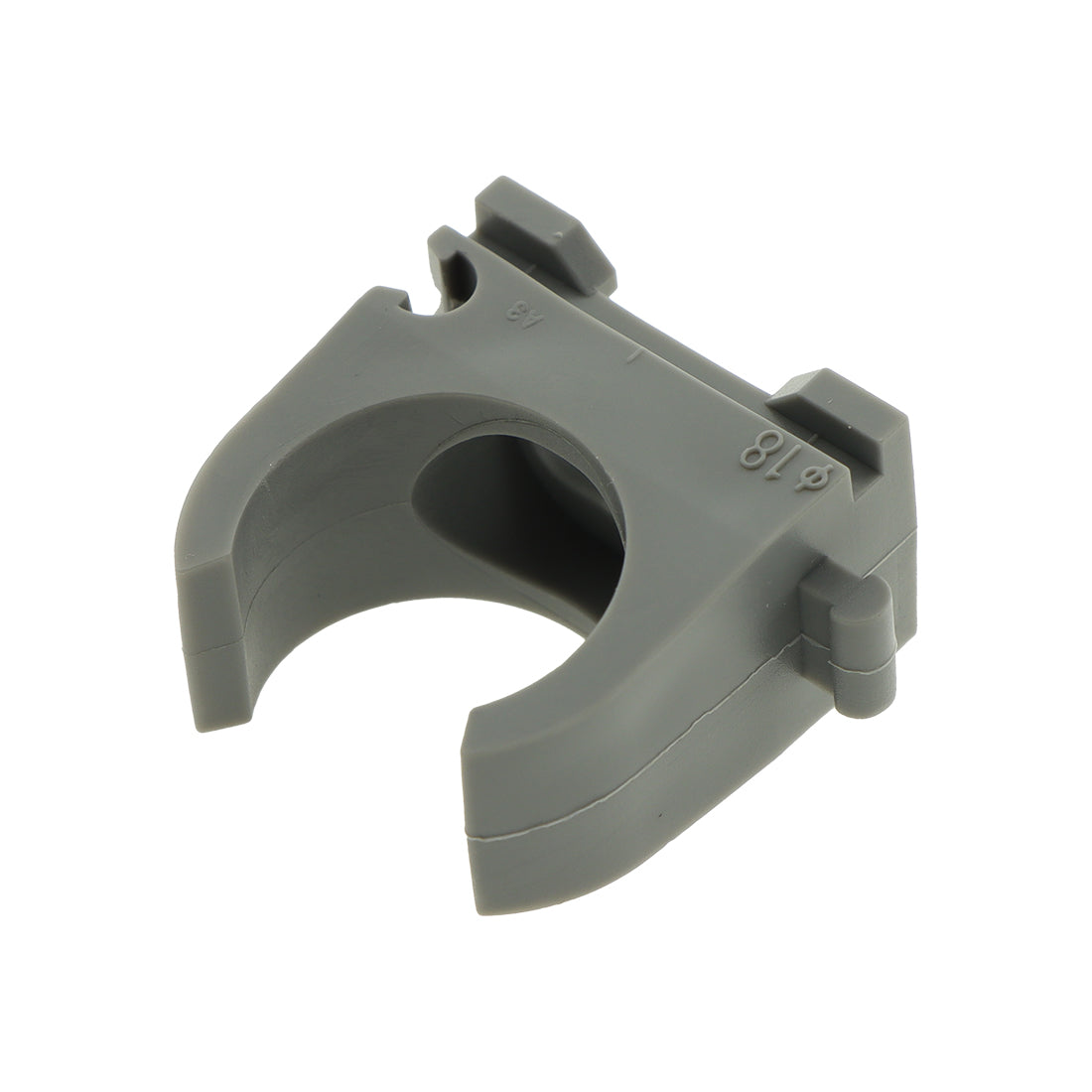 Screw Mount U Clamp Grey 18mm