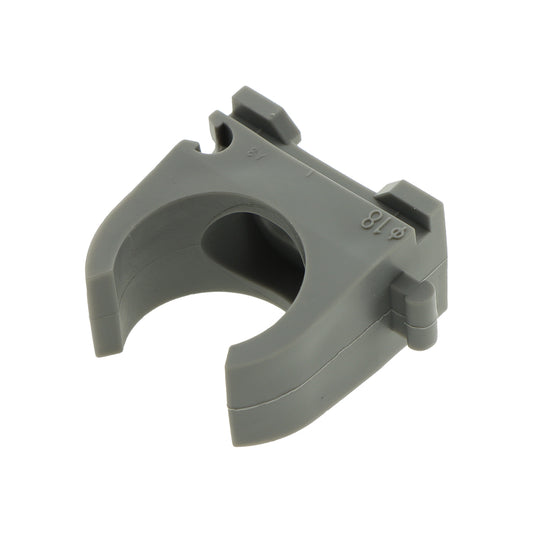 Screw Mount U Clamp Grey 18mm