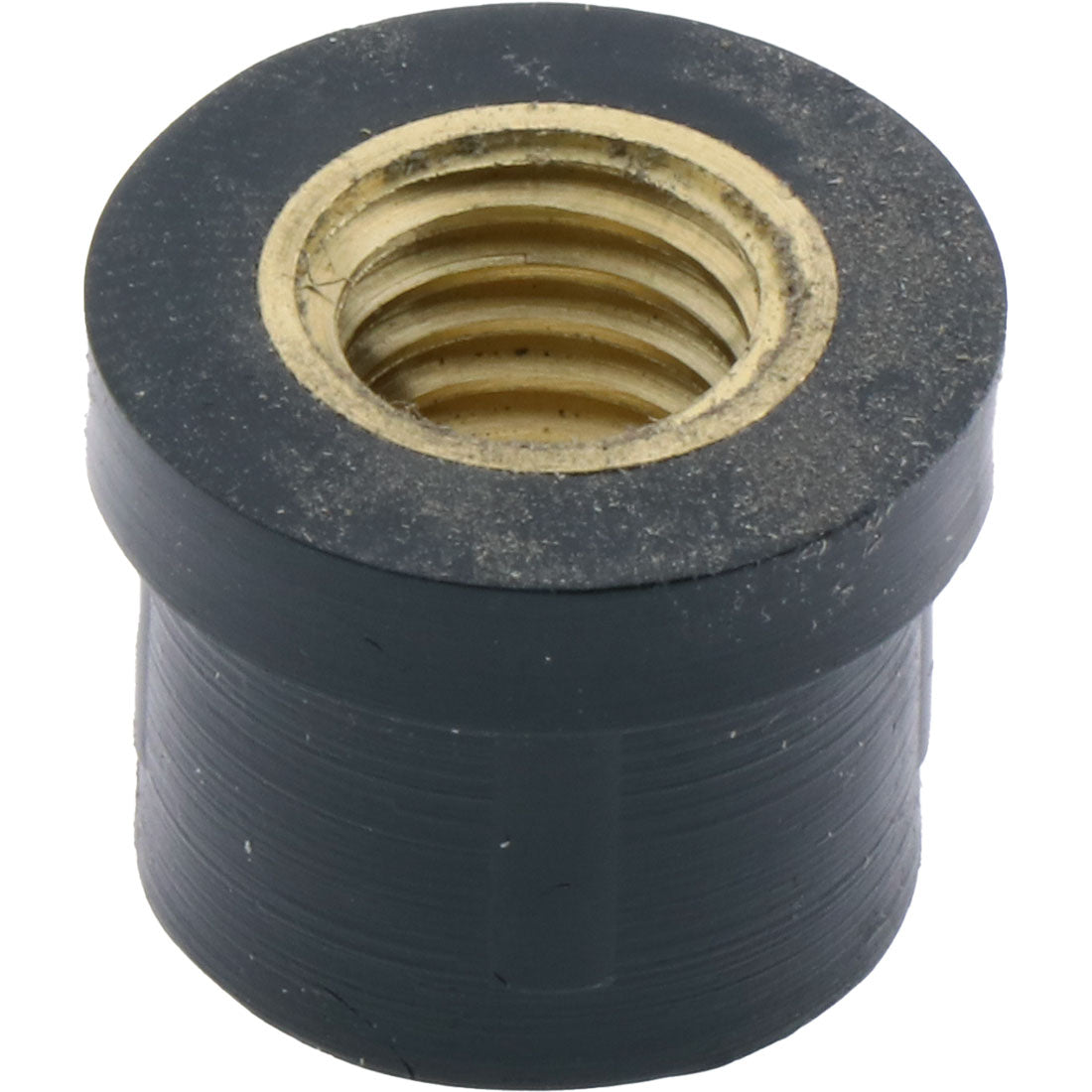 Round Tube Insert Black Brass Thread M10 – Co-Mac