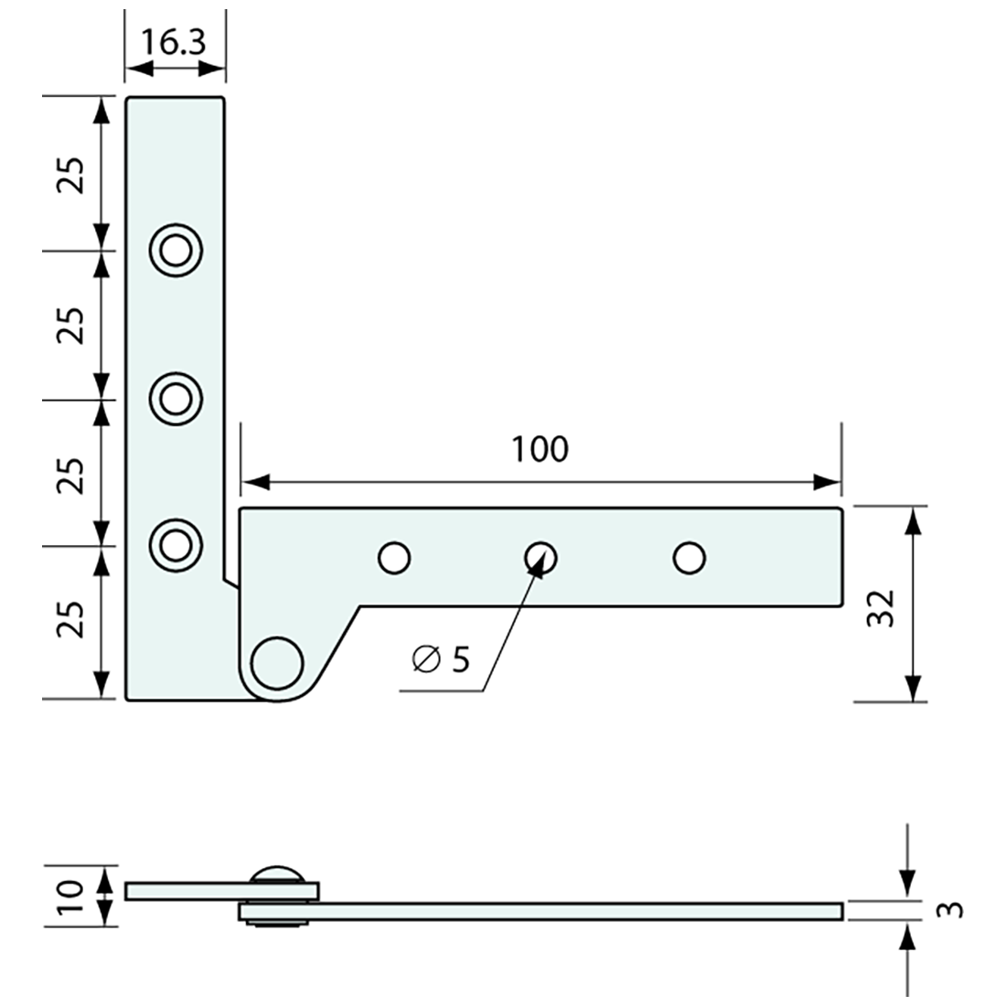 Stainless Steel Pivot Hinge – Co-Mac