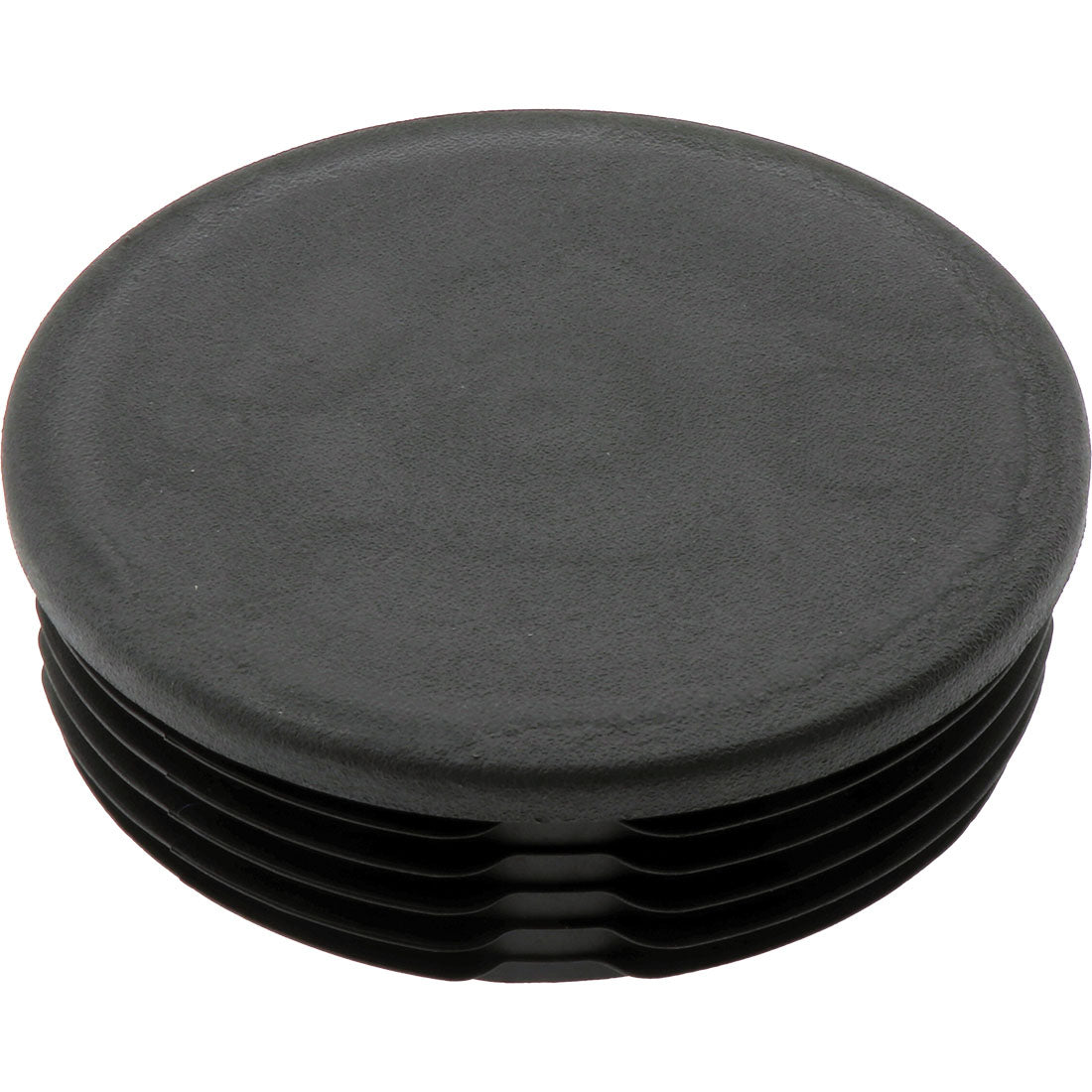 Round Plug Ribbed Black 110.0mm – Co-Mac