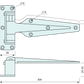 Cooler Hinge Cam Rise Right Hand White 283mm