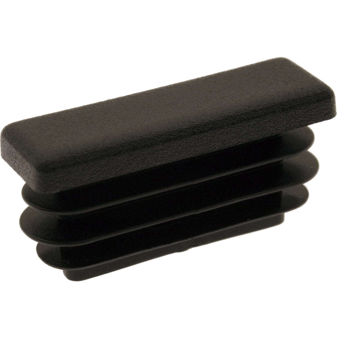 Rectangle Plug Ribbed Black 30x10mm – Co-Mac