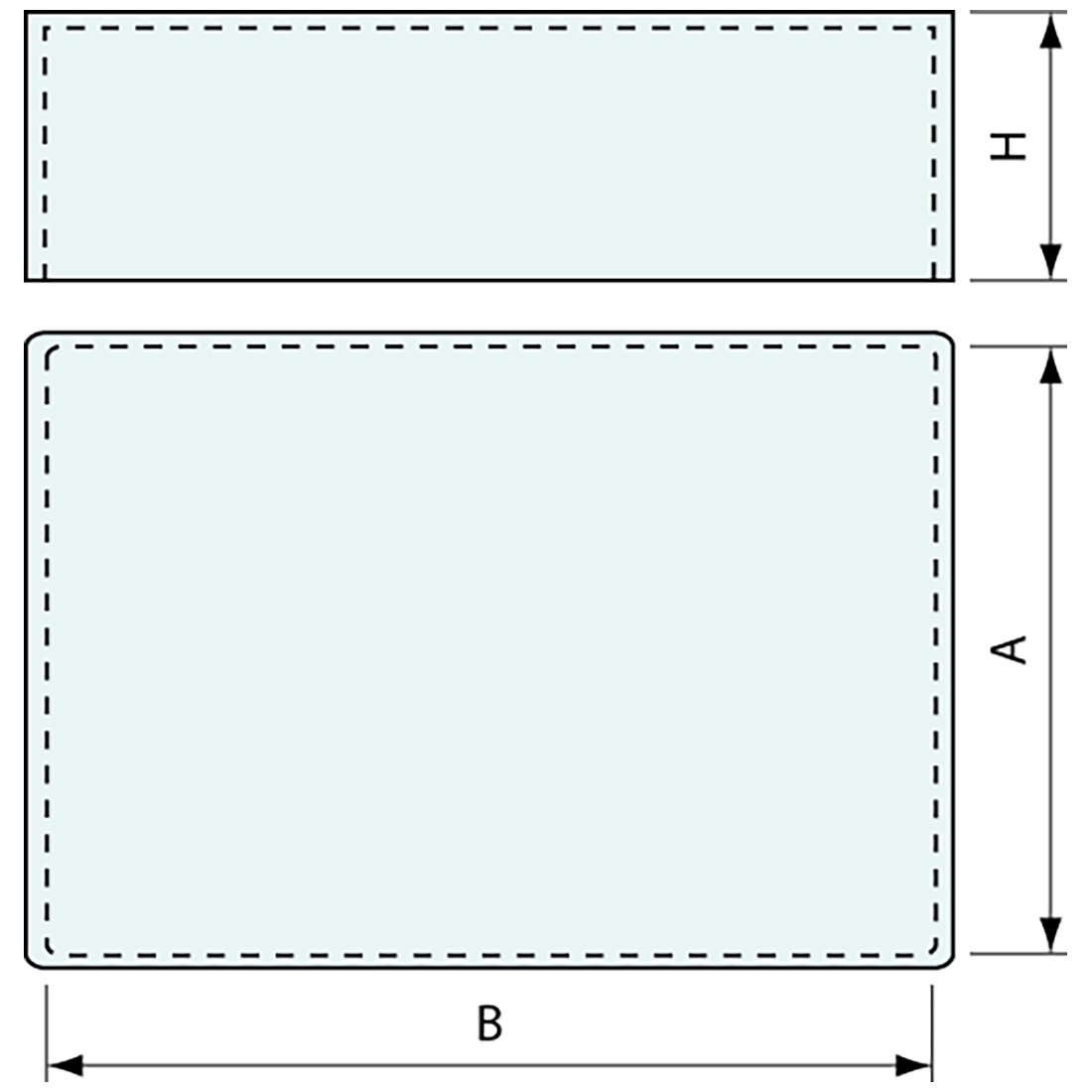 Masking Rectangular Cap Rectangle Cap 50.8x25.4mm – Co-Mac