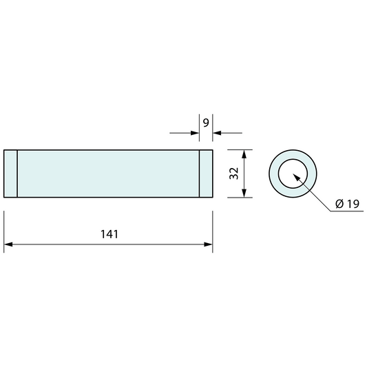 Spring Spacer SS for 5257 and 5258 Torsion Springs