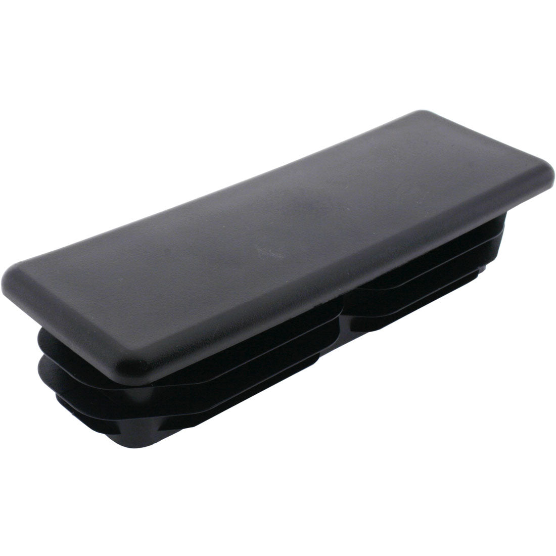 Rectangle Plug Ribbed Black 150x50mm – Co-Mac
