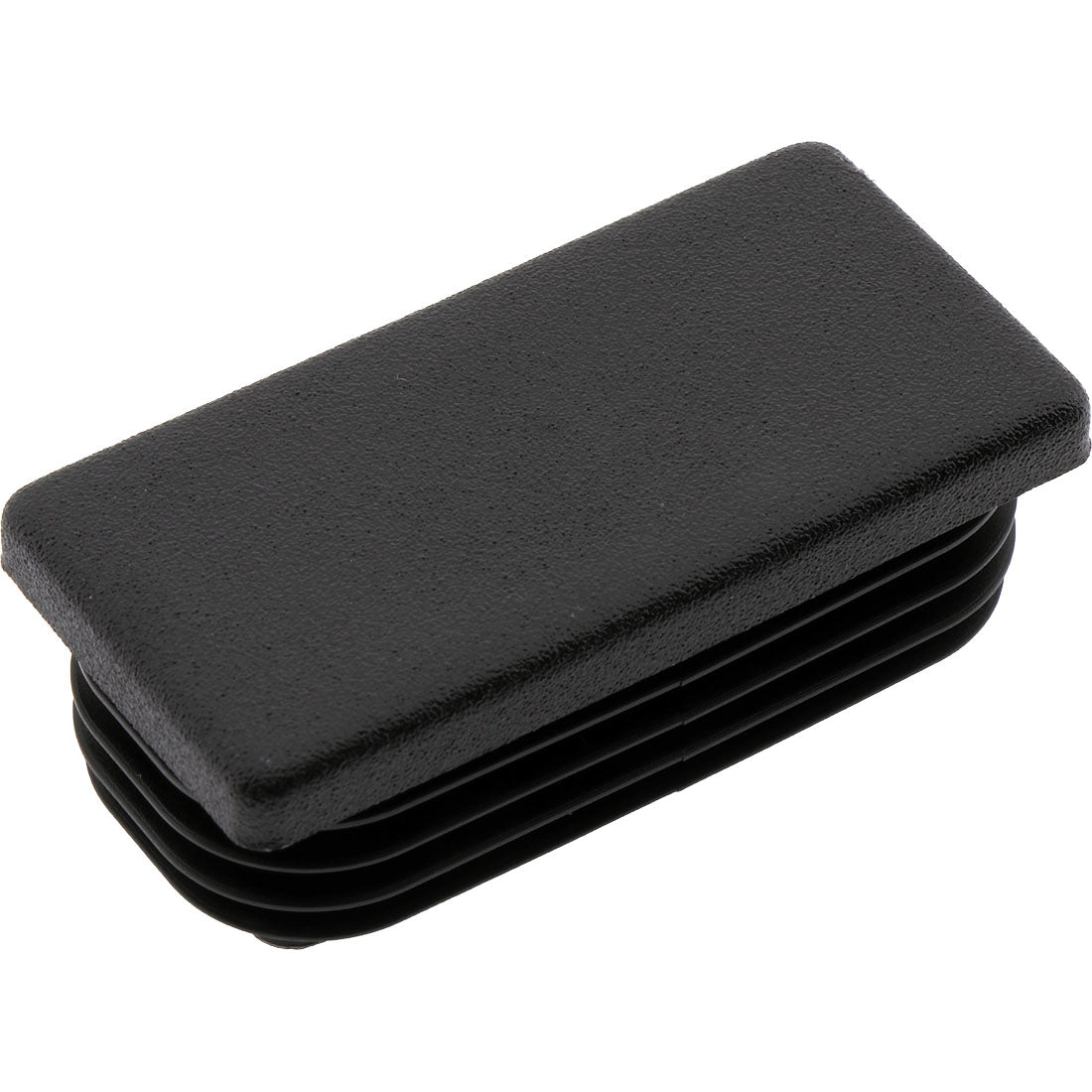 Rectangular Air Plug Rectangle Plug Ribbed Black 60x30mm – Co-Mac