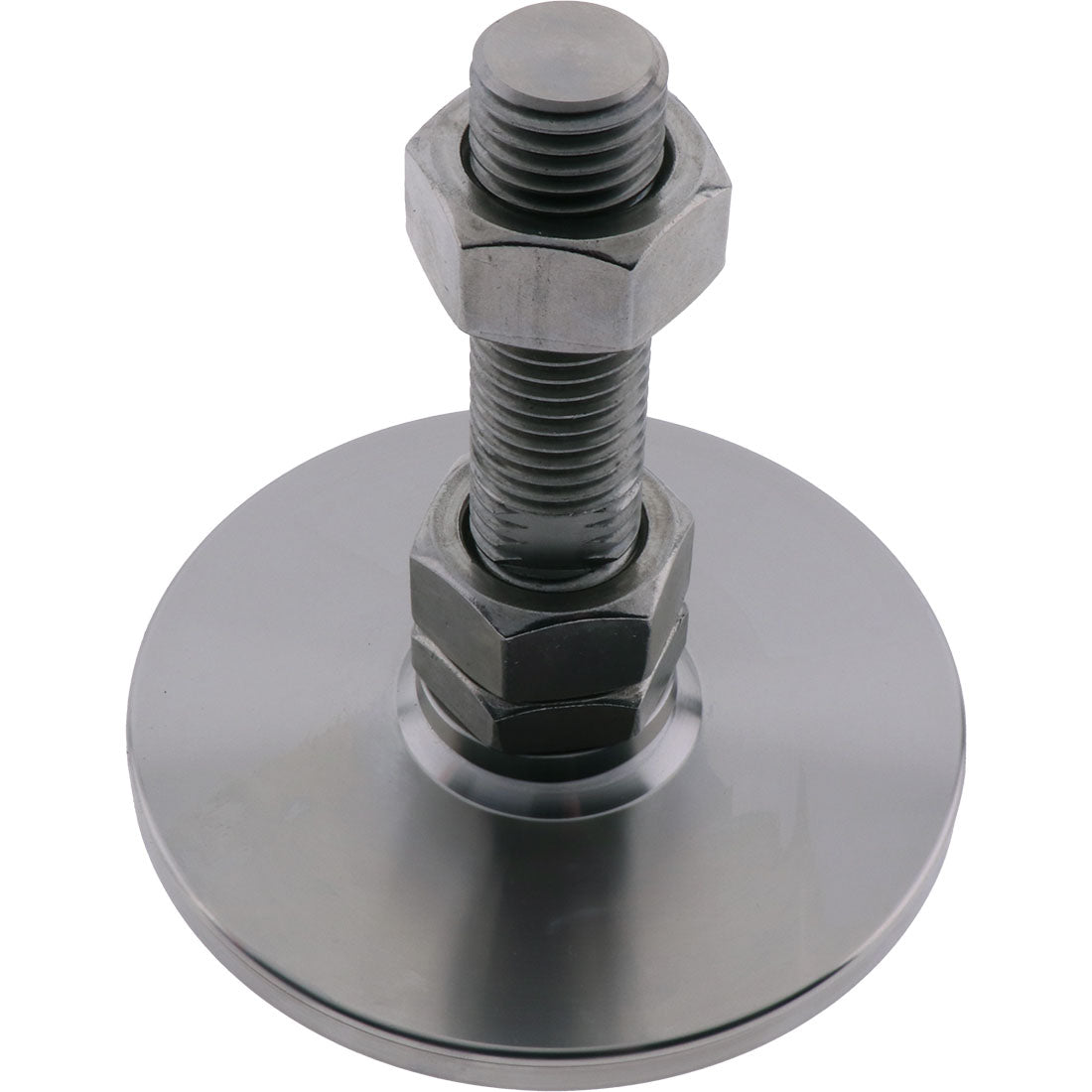 Super Heavy Duty Adjustable Foot Stainless Steel 125mm Base M24 – Co-Mac