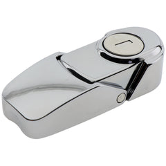 Clasp Latch Chrome Keyed 65mm