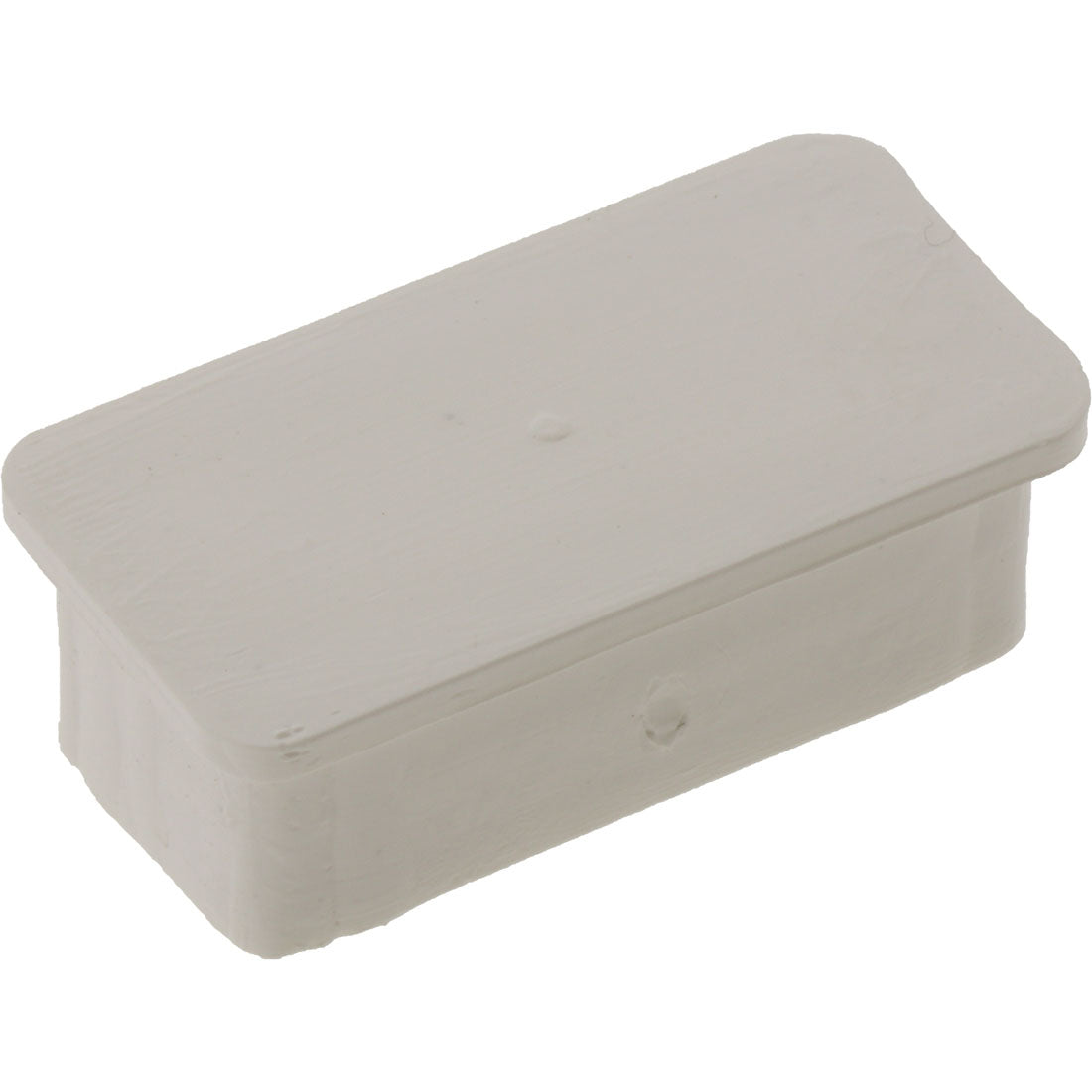 Rectangular Emi Plug Rectangle Plug Smooth White 40x20mm – Co-Mac