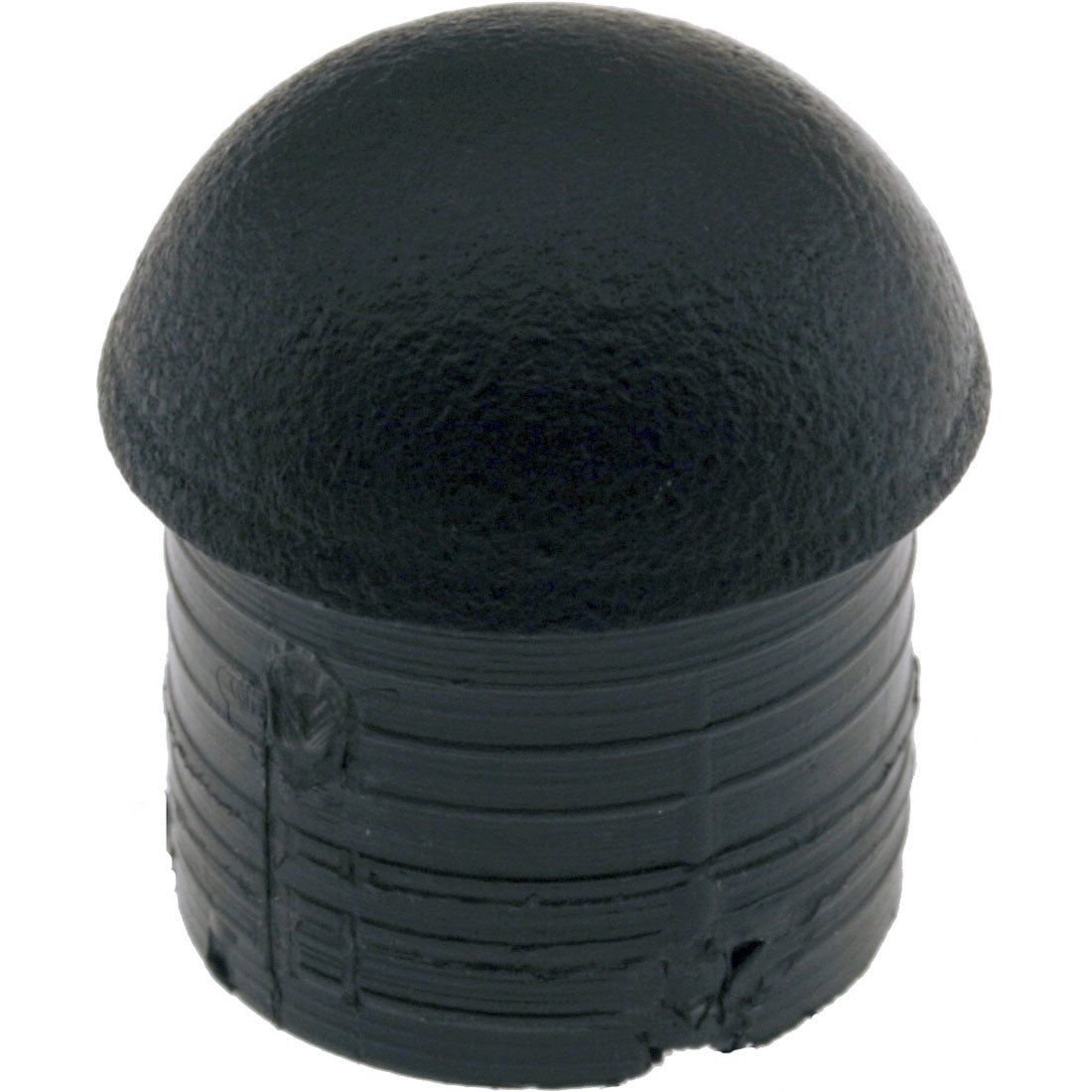 Dome Round Plug Smooth Black Nylon 20mm – Co-Mac