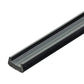 Channel Extrusion Retainer PVC Black 10mm wide 1.5m