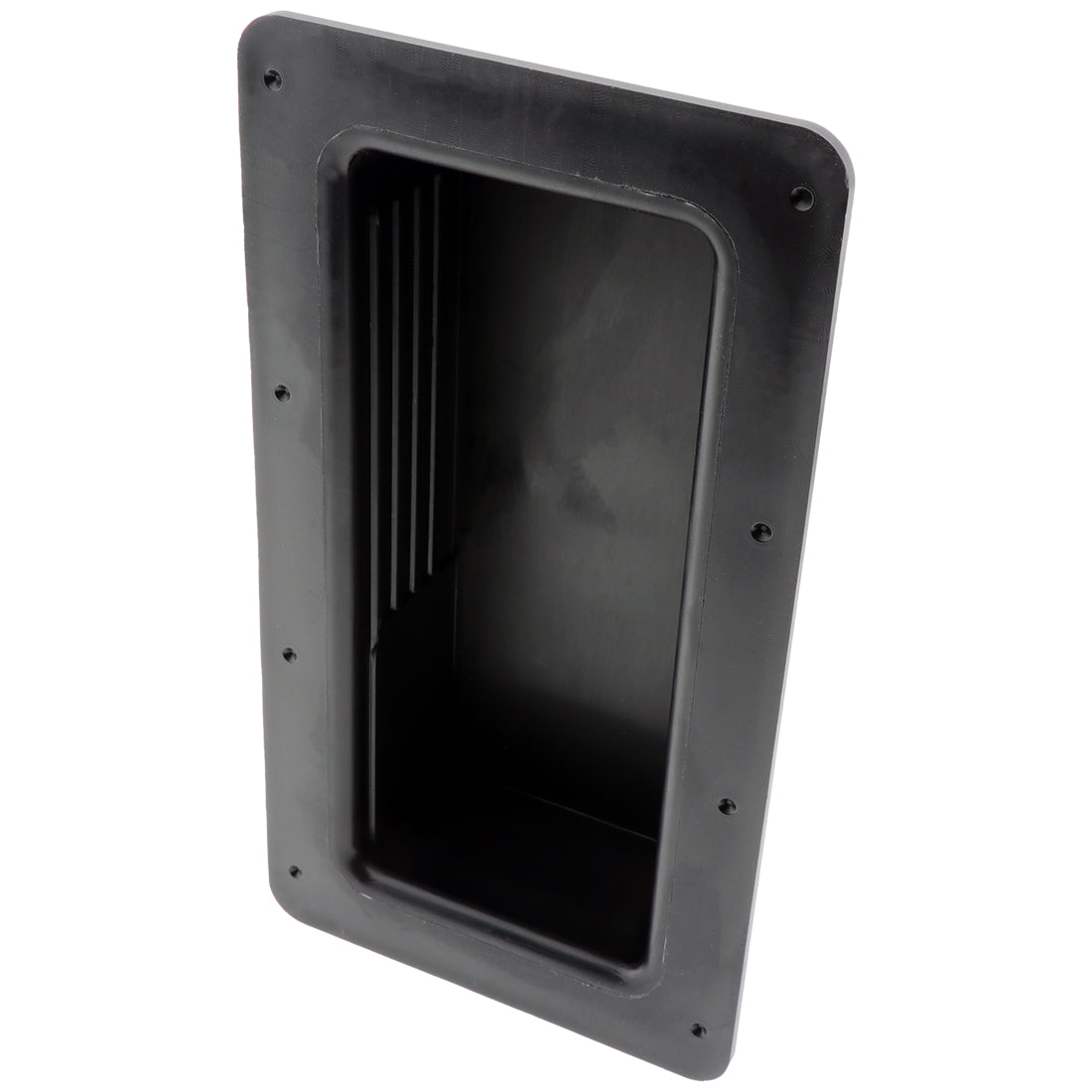 Recessed Black Flush Grab Handle 220mm x 120mm