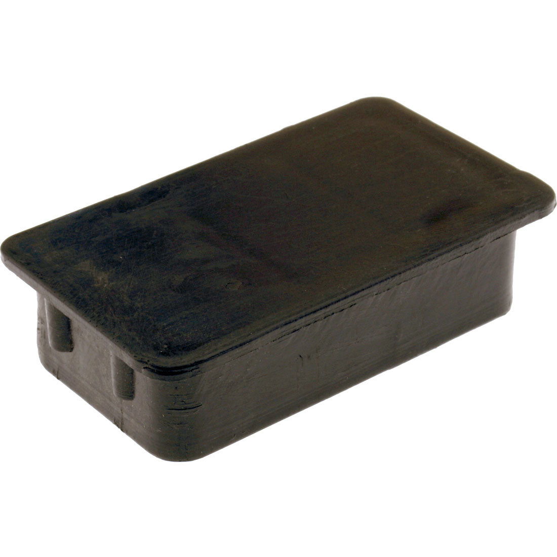 Rectangular Plug Custom Make Rectangle Plug Smooth Black 70x40mm – Co-Mac