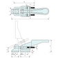Hold Down Latch Zinc 150mm