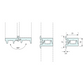 Continuous Hinge Black 1.5m