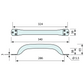Grab Rail 316 Stainless Steel 300mm
