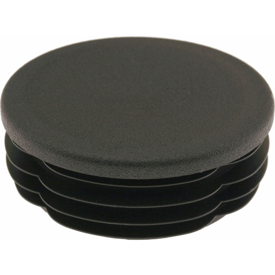 Round Plug Ribbed Black 70.0mm – Co-Mac