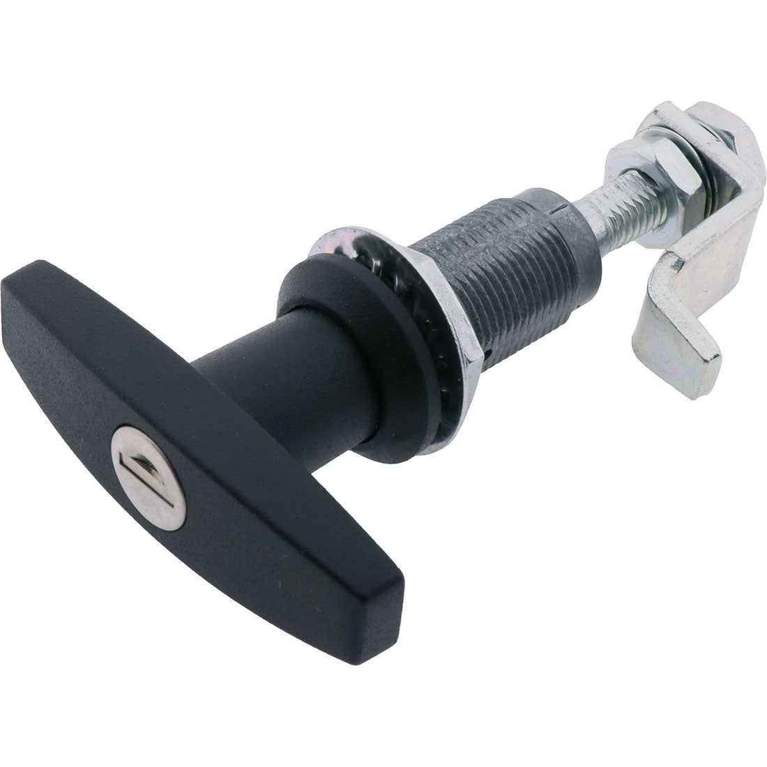 T Handle Compression Latch Key Locking Zinc Black 78mm – Co-Mac