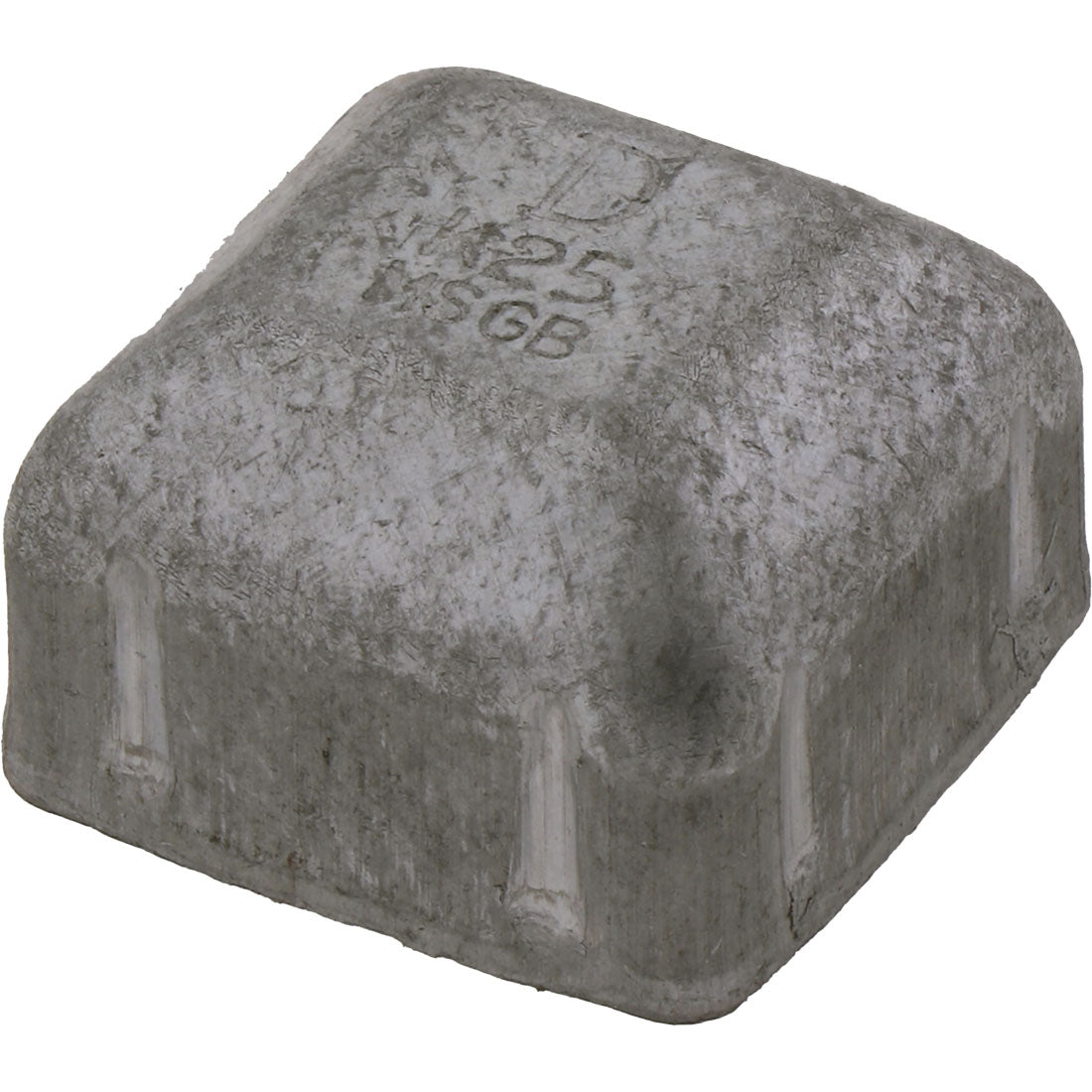 Galvanised Square Caps