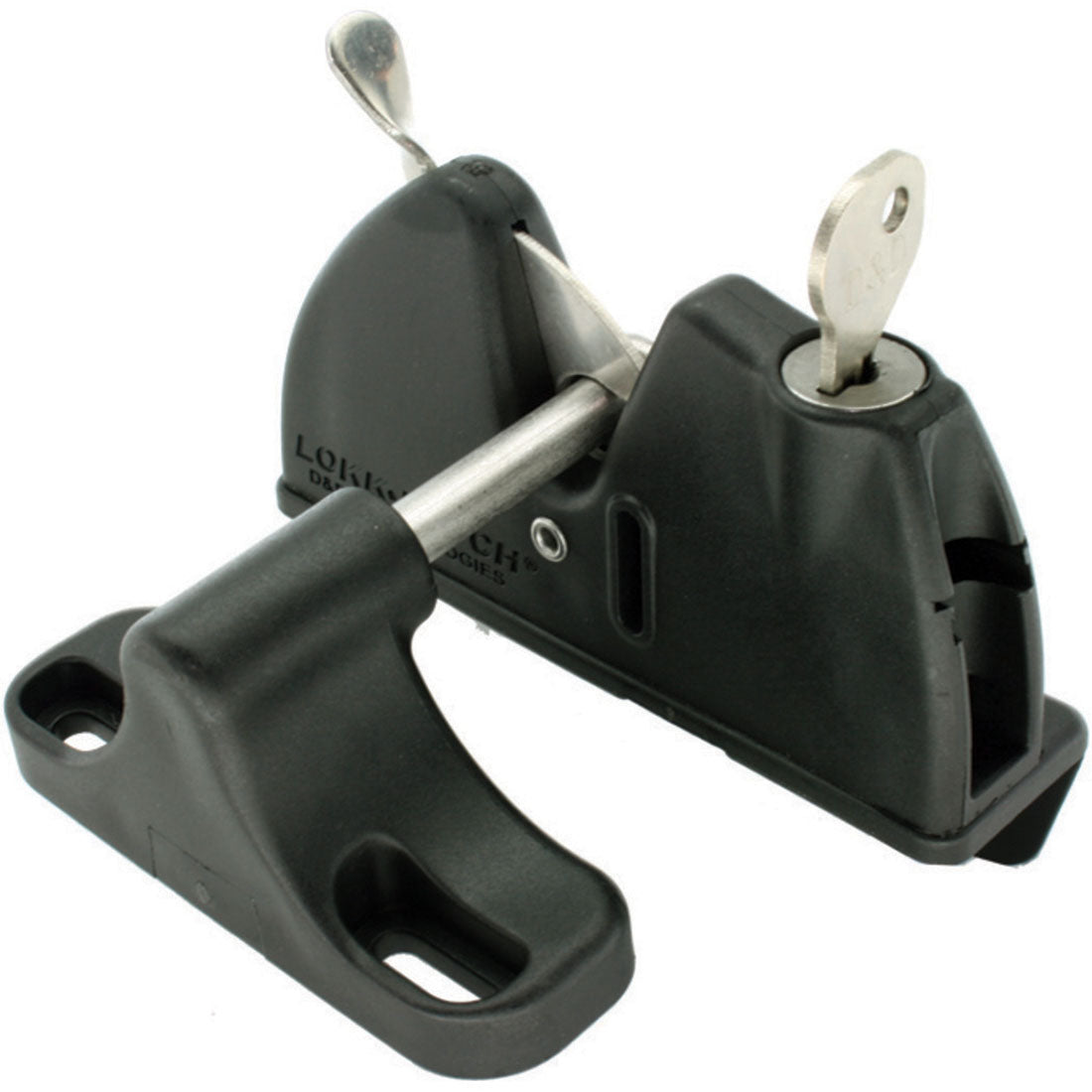 Snap Gate Latch Ext Key Locking Black 103mm – Co-Mac
