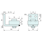 Weld On Top Roller Hinge Zinc Plated 100mm 500kg Load