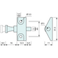 Mini Spring Latch Nylon 5mm