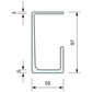 Sliding Door Track 97.x 50mm x 5 Mtr Length