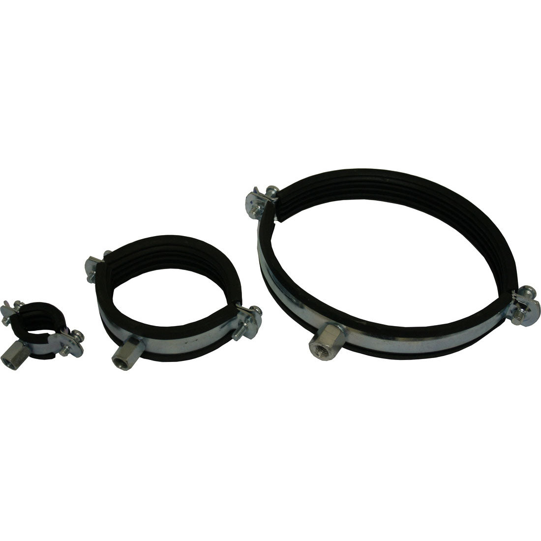 Pipe Clamps Rubber Lined