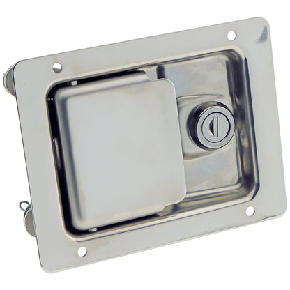 Centre Latch Only Locking Stainless Steel 140mm