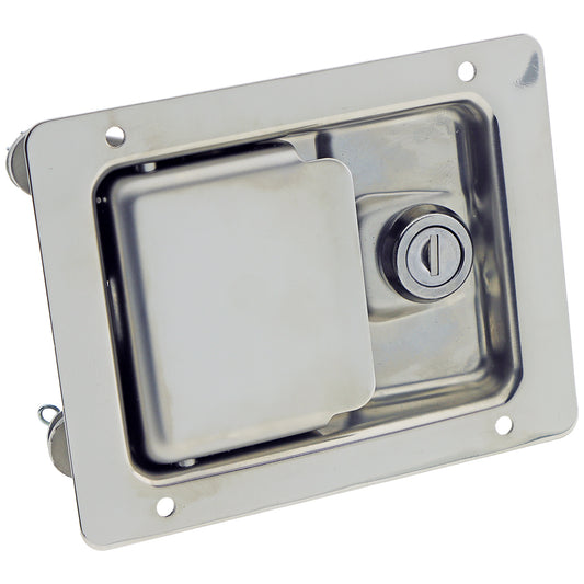 Centre Latch Only Locking Stainless Steel 140mm