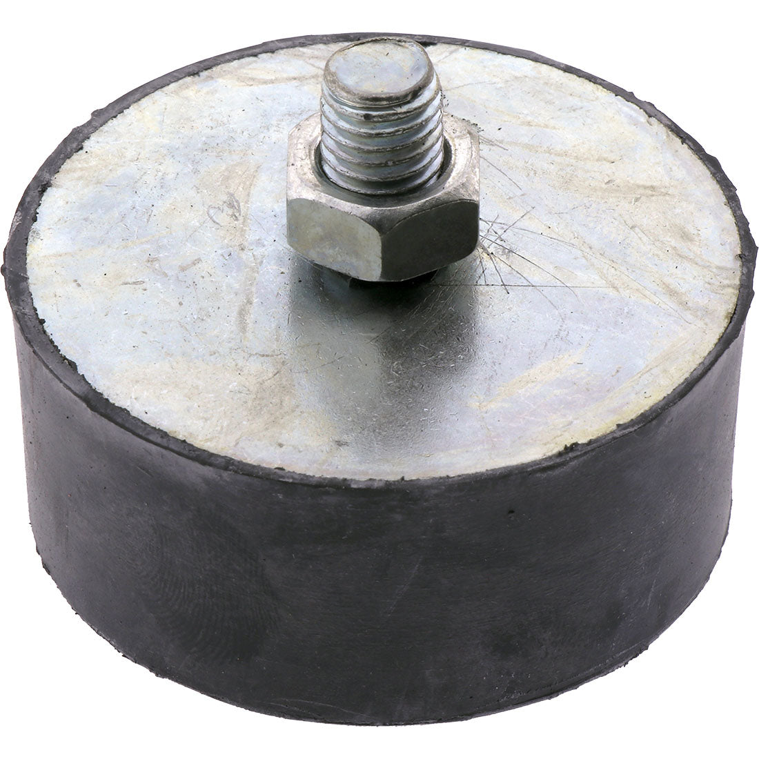 Thread Embedded Rubber External Thread Rubber Buffer Zinc Plated Thread Black 30x70mm M10 – Co-Mac