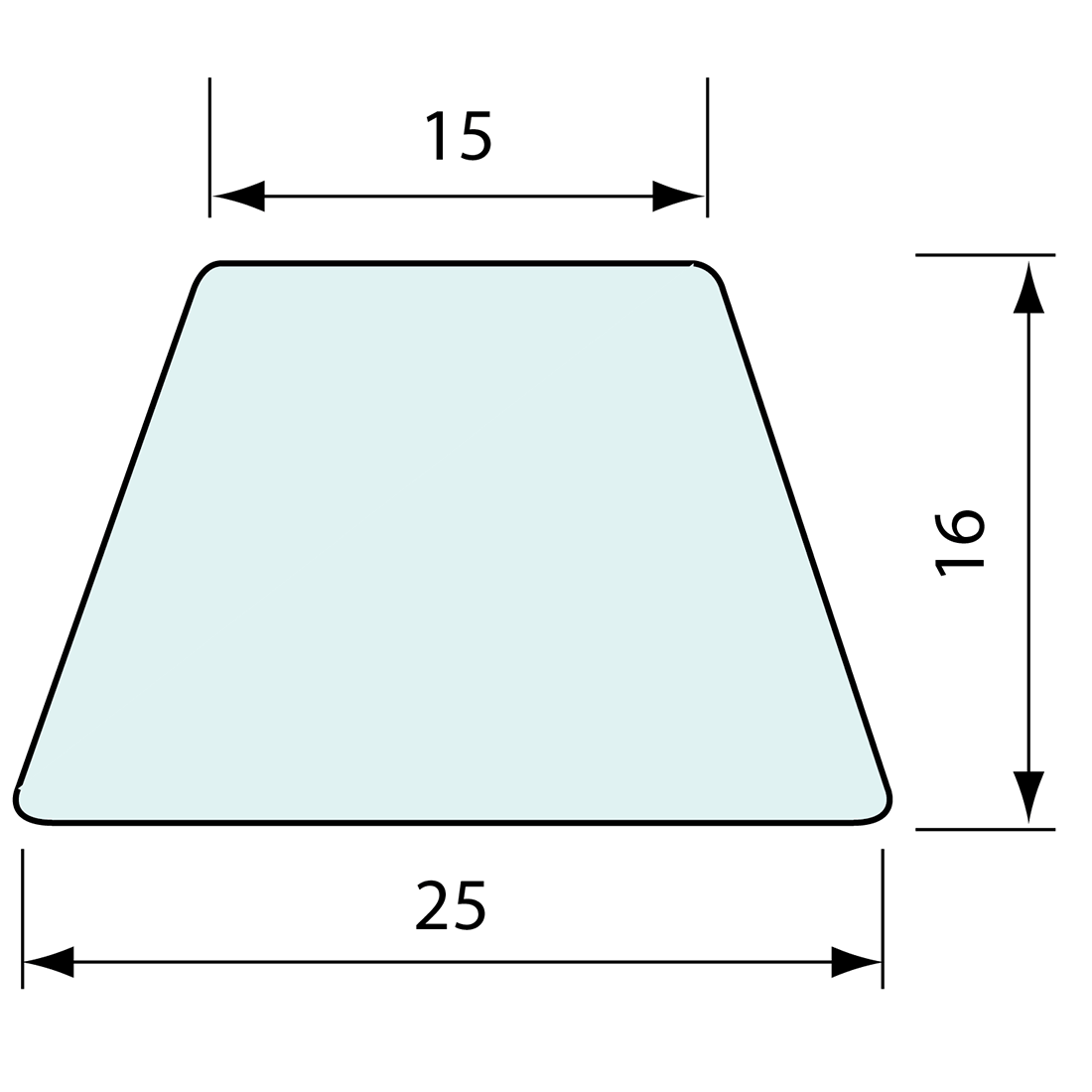 Sponge Seal EPDM 25x15mm