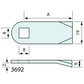 Cam Latch Bar Flat Heavy Duty