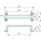 Grab Handle Stainless Steel 120mm