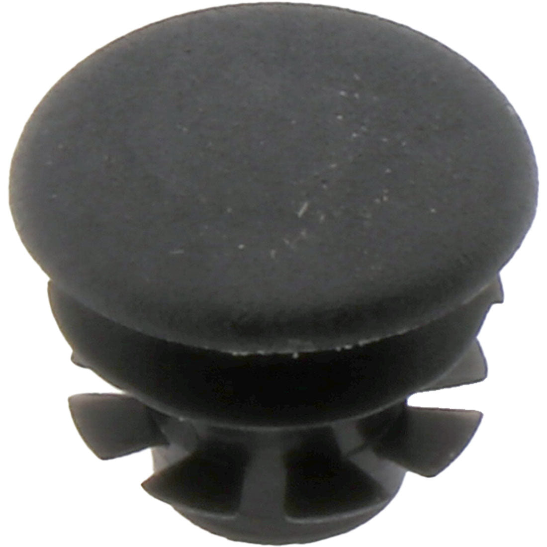 Round Plug Ribbed Black 10.0mm – Co-Mac