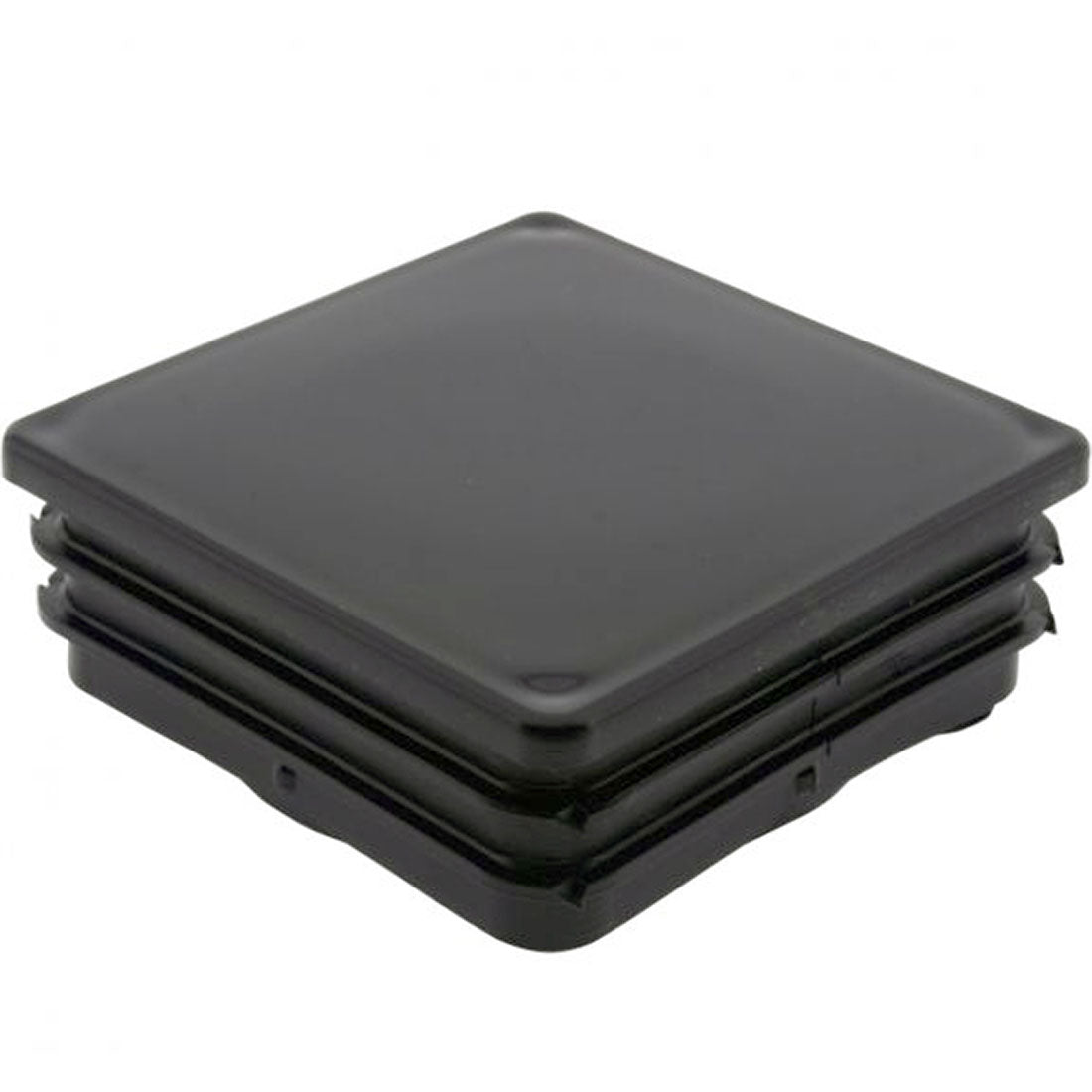 Square Plug Ribbed Black Plastic 65.0mm – Co-Mac