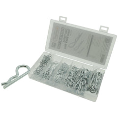 Zinc Plated Steel Hitch Pins Assorted 150 pce Kit